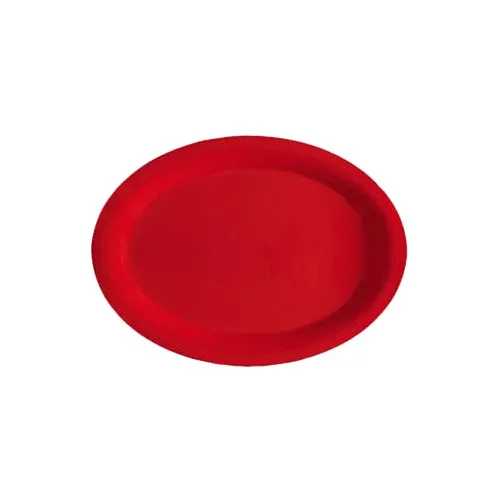GET OP-135-RSP Red Sensation™ Oval Platter, 13-1/2" L X 10-1/4" W, Red Melamine - 1 Dozen