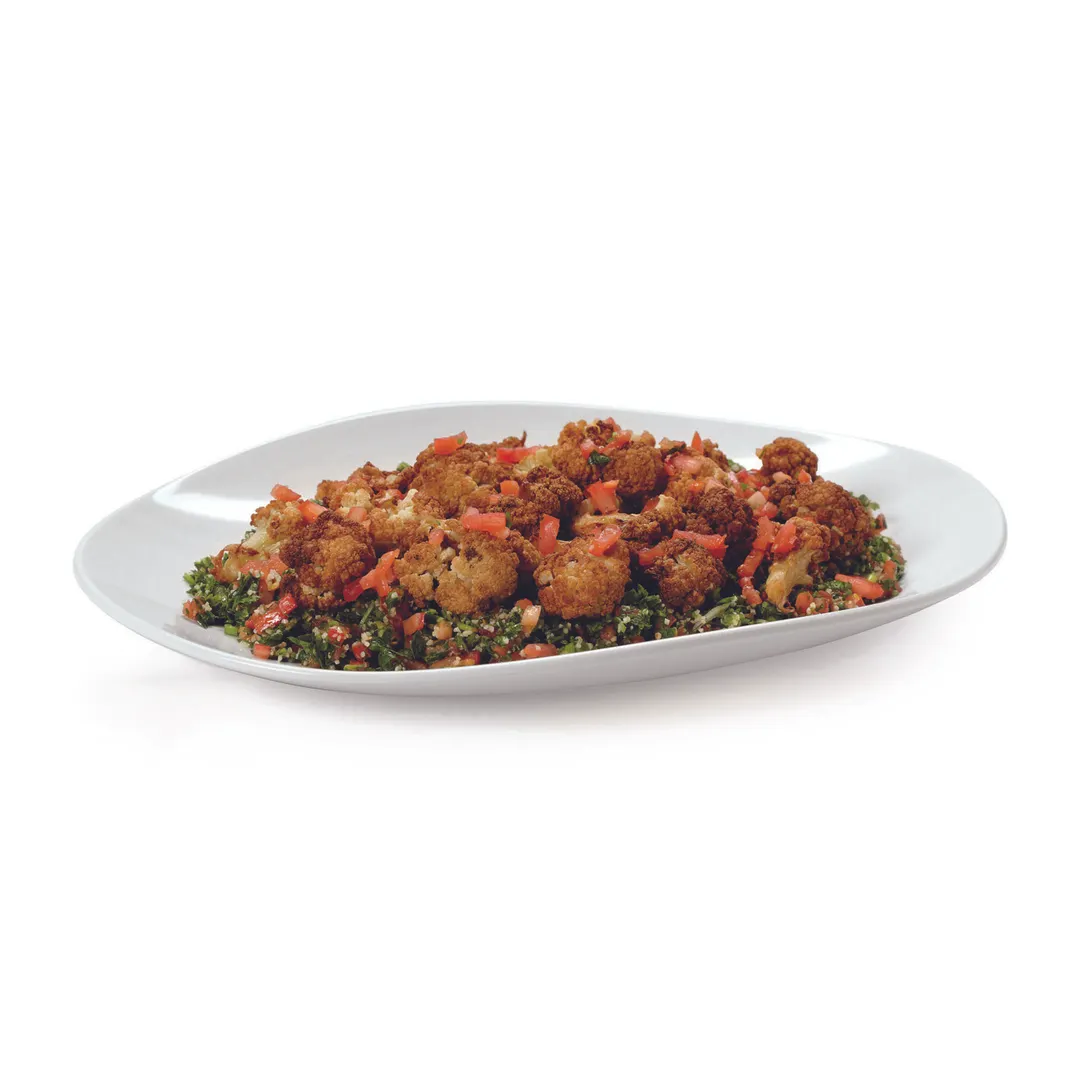 GET OP-1813-CHI - Osslo Oval Melamine Serving Platter, 17-3/4" L x 13" W, Red, Dishwasher Safe, NSF