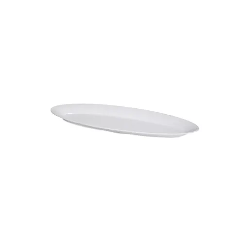 GET OP-2280-W Milano™ Platter, 22-1/2" x 8", Oval, Break-Resistant, Melamine, White