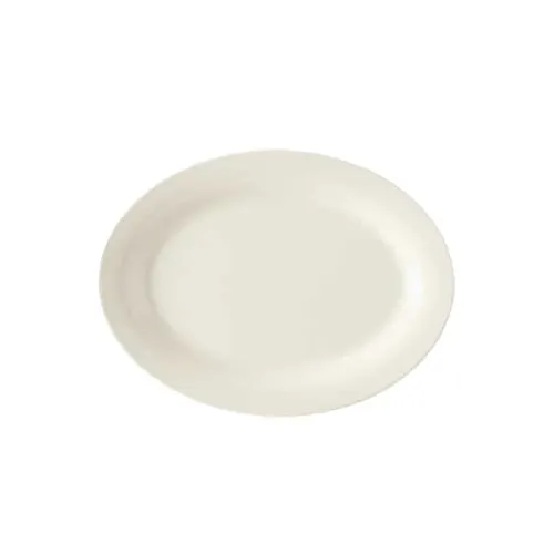 GET OP-320-IV Oval Platter 11-1/4" L x 8.5" W Ivory Melamine Break-Res Dish-Safe BPA-Free - Dozen
