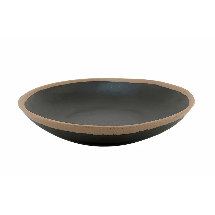 GET P-100-BR - Soup Plate, 1 Qt (1.2 Qt Rim), 10" Dia x 1-1/2" H, Round Brown Melamine - 1 Dozen