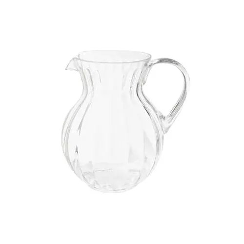 GET P-4090-PC-CL Tahiti Pitcher, 90 Oz (8.75" Dia x 8.75" H), Clear PC with Handle - Dozen