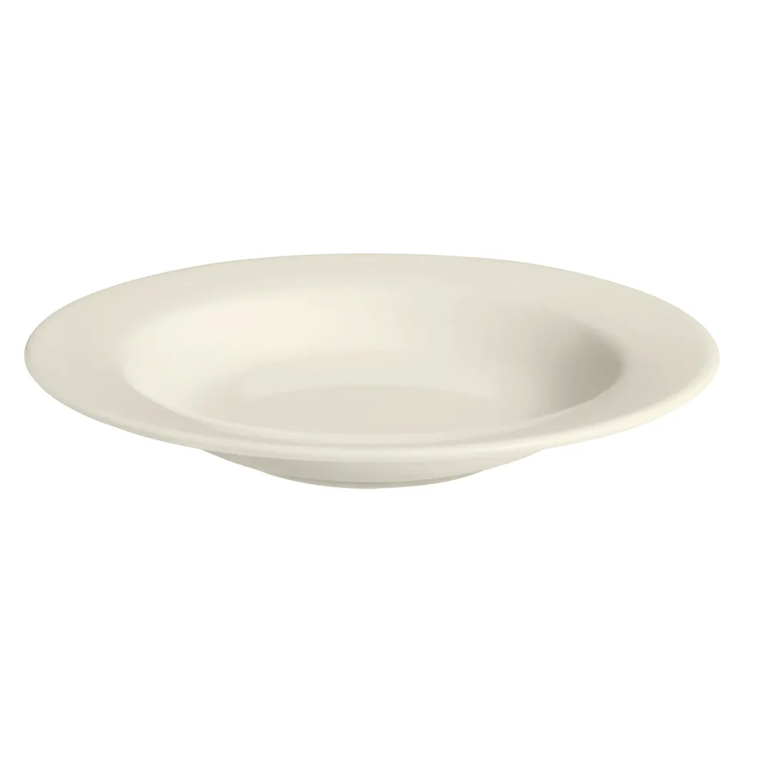 GET PA1101703624 Soup Bowl, 9.7 Oz (9"), Porcelain, Rimmed, Microwave Safe, Oven 380°F - 1 Dozen