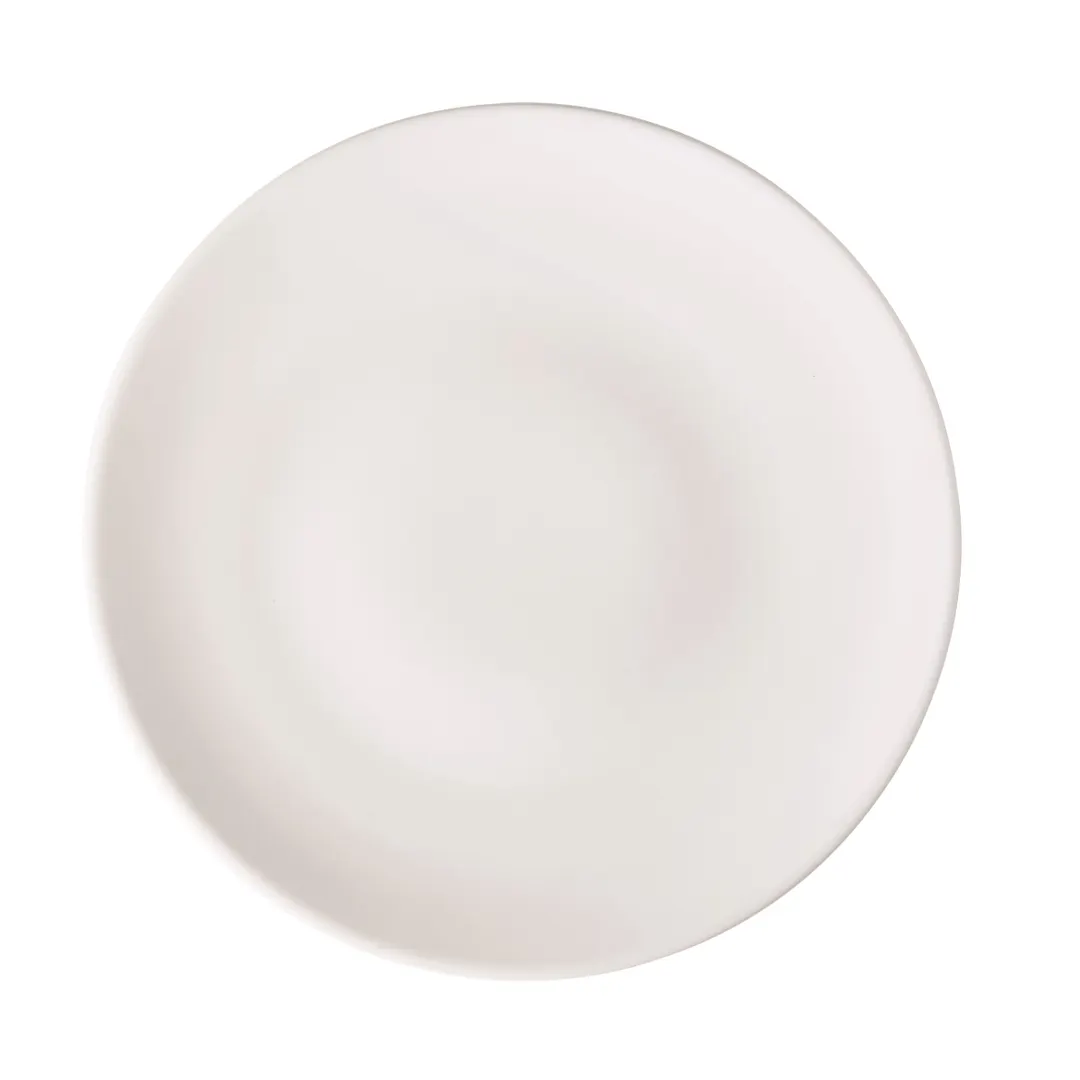 GET PA1101712812 Plate – 11" Porcelain Coupe Rim Scratch-Res Microwave/Dishwasher 380°F - Dozen