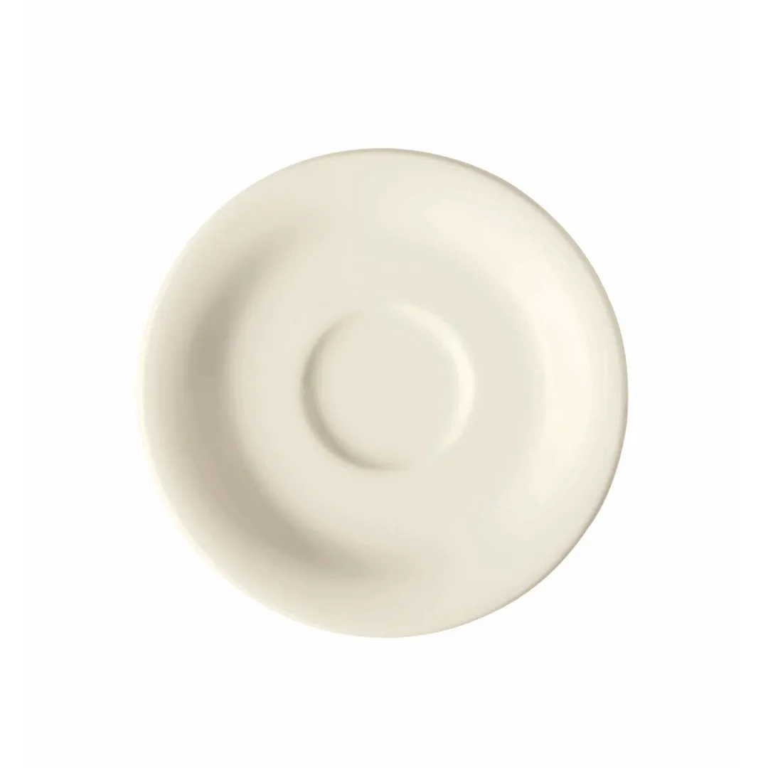 GET PA1101800324 Cappuccino Saucer 6-1/4" Dia Porcelain White Microwave/Dishwasher Safe - 1 Dozen