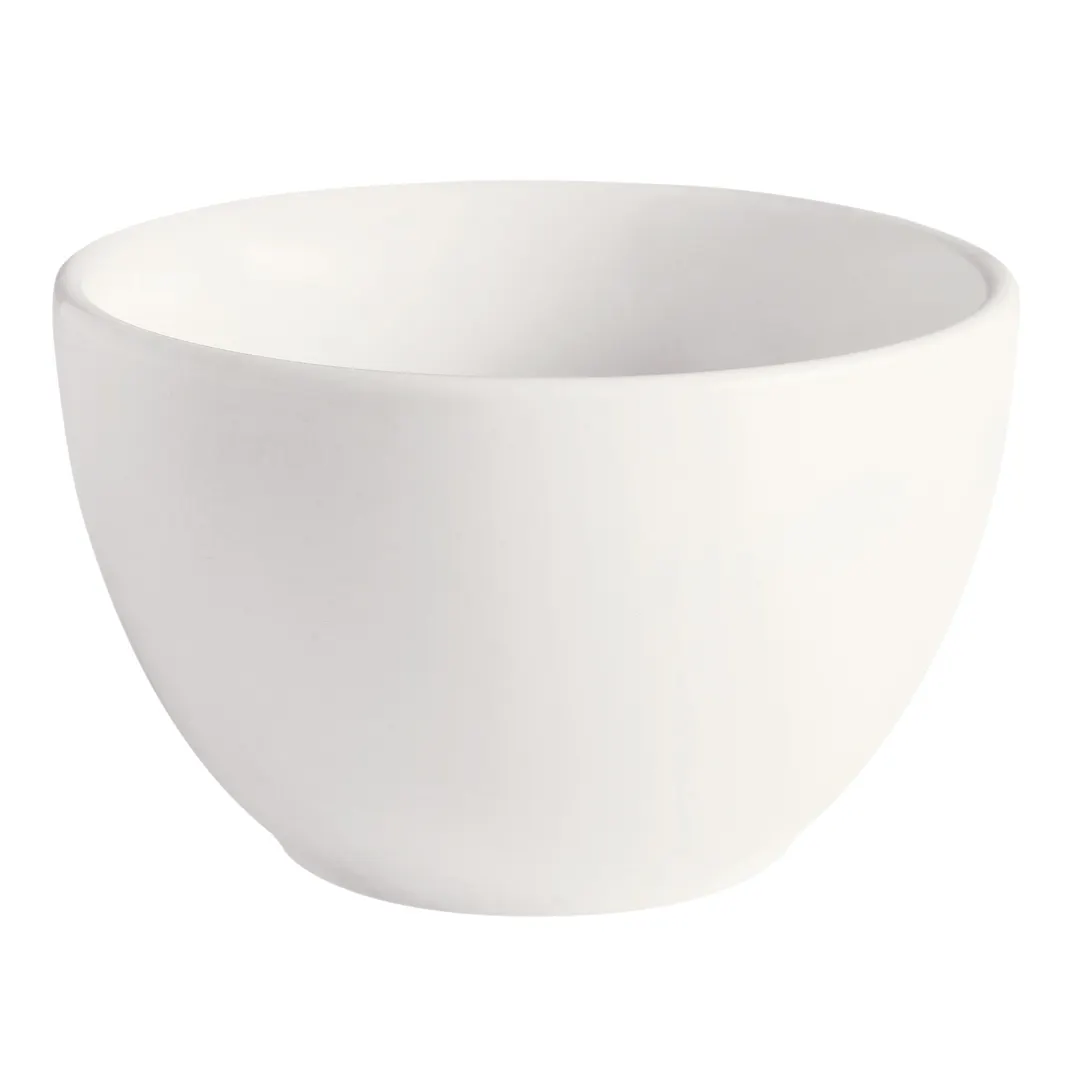 GET PA1101904524 Bouillon Cup, 8.8 Oz., 4" Dia., Round, No Handle, Porcelain, Bright White - 1 Dozen