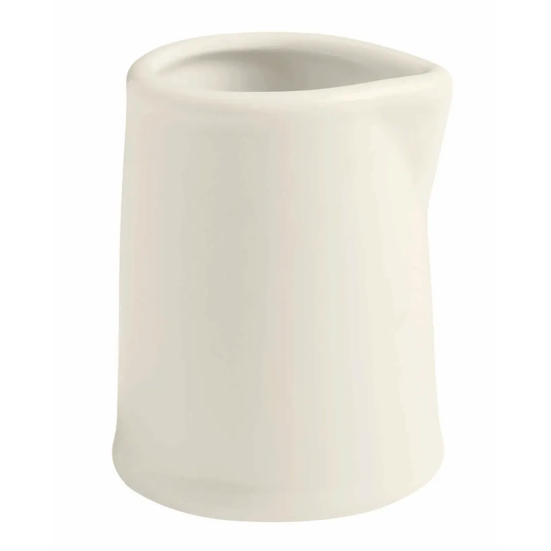 GET PA1101909224 Creamer Pitcher 3 Oz (2.75") Porcelain Bright White No-Handle - Dozen