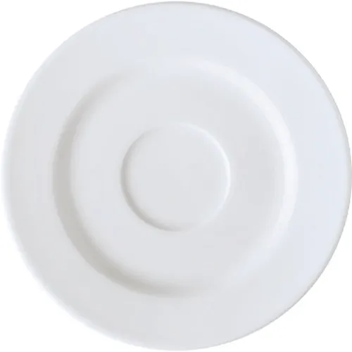 GET PA1101920324 Tea Saucer, 6-1/4" Dia., Round Porcelain, White, Microwave/Dishwasher - Dozen