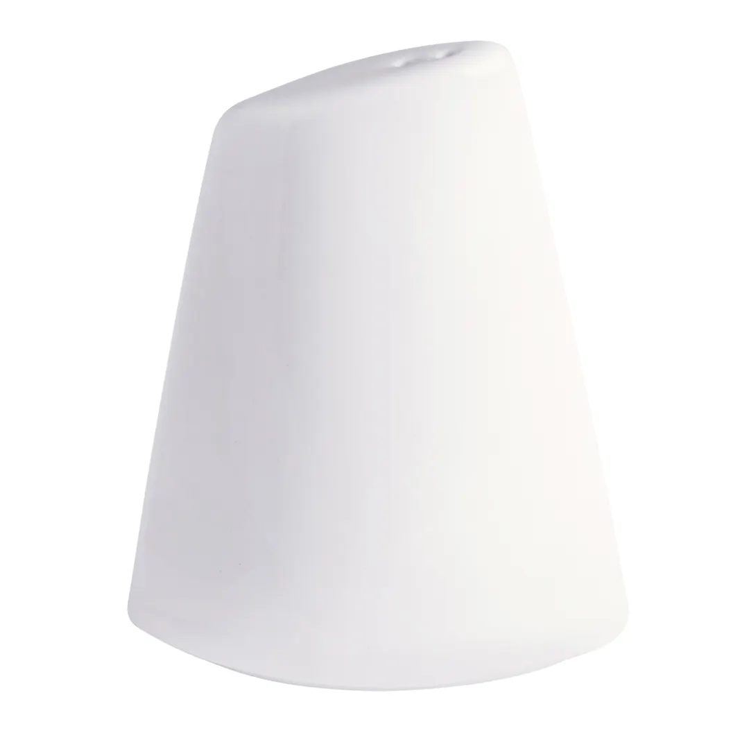 GET PA1101929912 Pepper Shaker, 2.5 oz, 3.5" White Porcelain, Safe to 380°F - Dozen