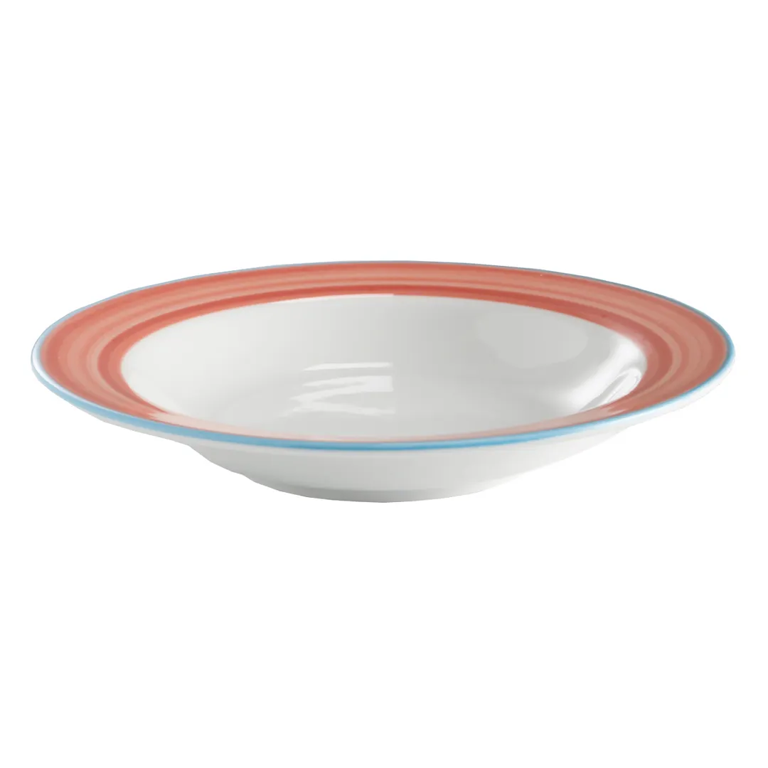 GET PA1602703624 Soup Bowl, 9 oz, 9" Porcelain, Blue, Microwave & Dishwasher Safe 380°F - Dozen