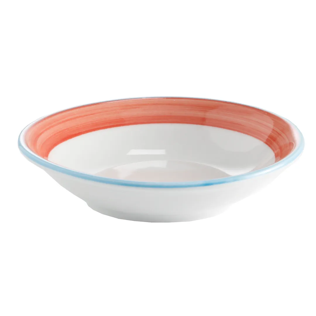 GET PA1602703724 Grapefruit Bowl, 10 Oz, 6.5" Dia Porcelain Blue, Microwave Safe - Dozen