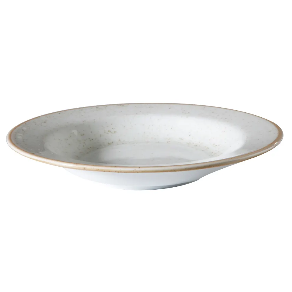 GET PA1605703624 - 9" 9.7 Oz Porcelain Soup Bowl, Beige Dishwasher/Oven Safe 380°F - 1 Dozen