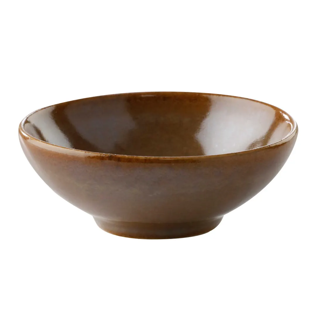 GET PA1943930024 Mini Bowl, 2‑7/10 Oz 3¾" Porcelain, Rolled Edge, Microwave Safe, Glaze - 1 Dozen