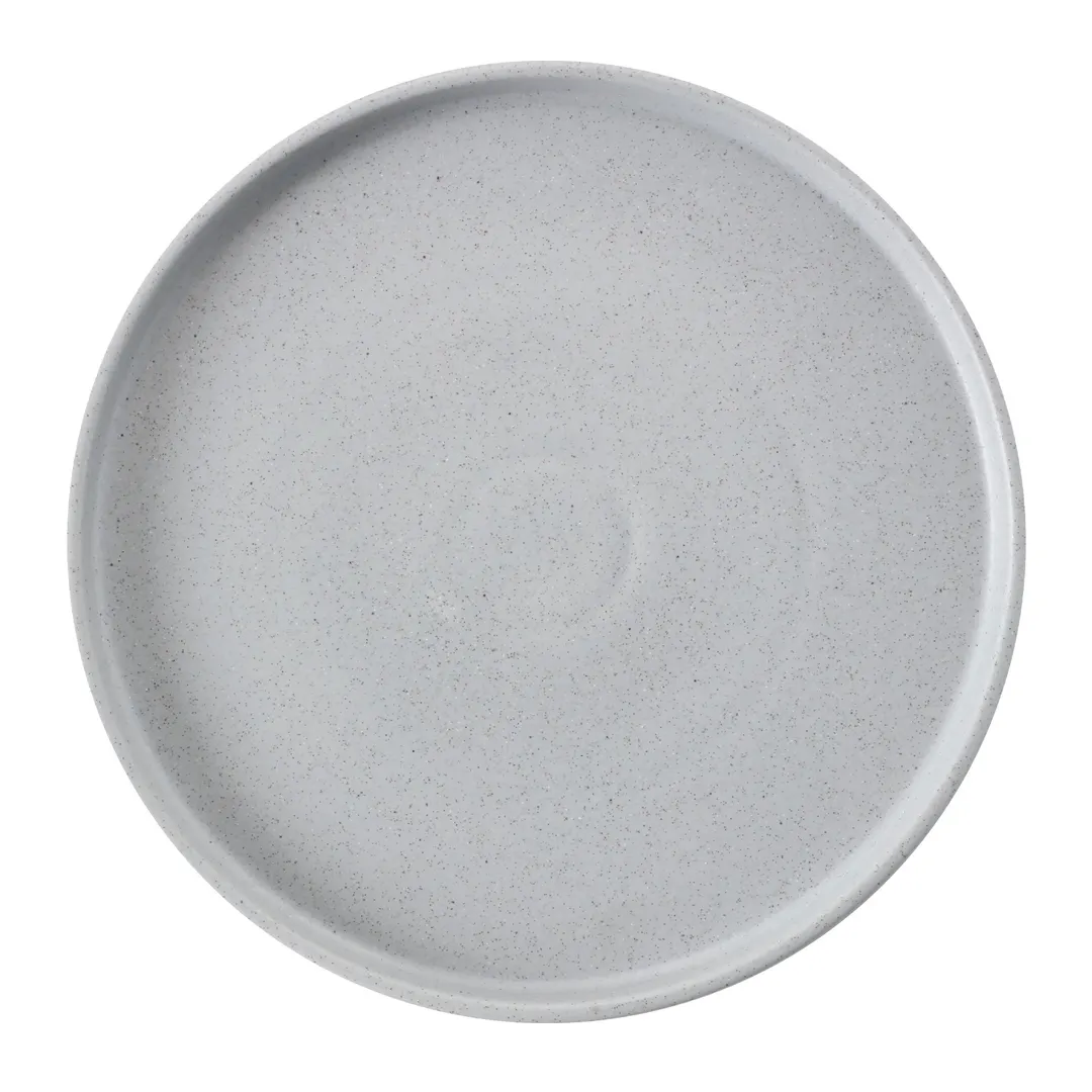 GET PA1944992812 11" Round Porcelain Plate, Coupe Rim, Rolled Edge, Microwave Safe 380°F - Dozen