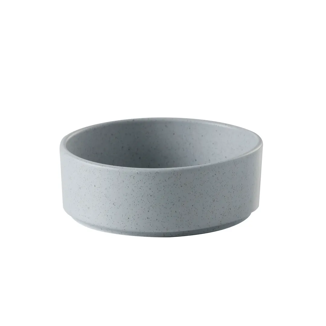 GET PA1944993112 18oz 6" Porc. Bowl RolledEdge Scratch‑Chip MW/DW/OV Safe 380°F Moon Glaze - 1 Dozen