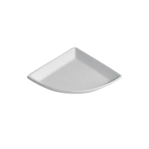 GET PM404S Bugambilia Platter – Quarter Moon, 17.3" L x 12.5" W, 1" Deep, Cast Aluminum Sand