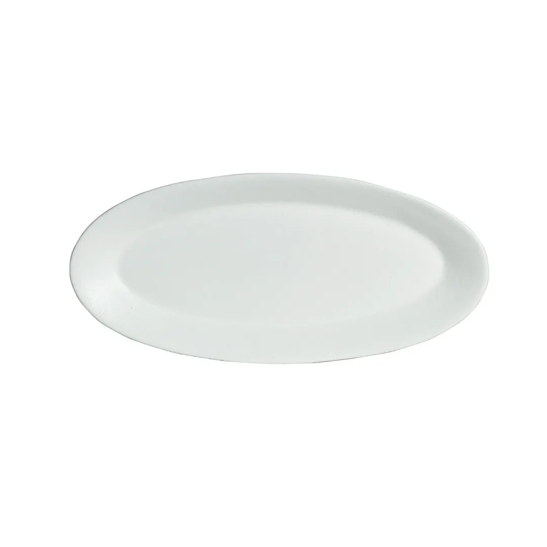 GET PO023-MOD Bugambilia Oval Platter, 67.5 oz, 22-3/4" L × 10-1/4" W × 2" D, Aluminum Resin Coating