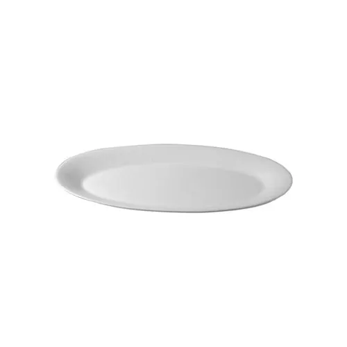 GET PO023CH Bugambilia Serving Platter, 67.5 Oz., 22.75" X 10.25" Oval Aluminum, Chocolate Resin
