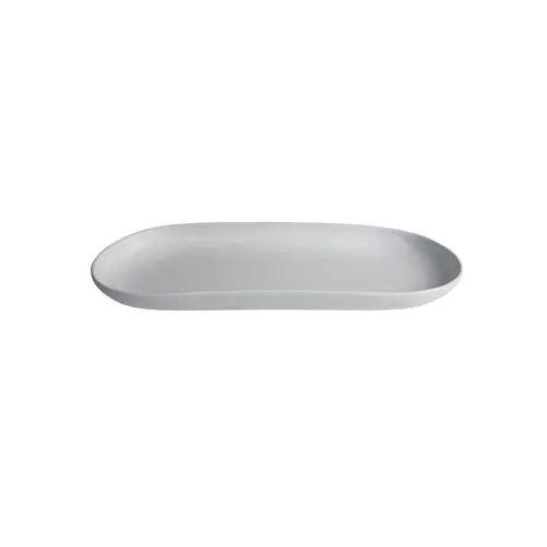 GET PO303FT - Bugambilia Platter, 85.5 oz, 23" L x 9.5" W x 2.25" D, Aluminum, Forest Green