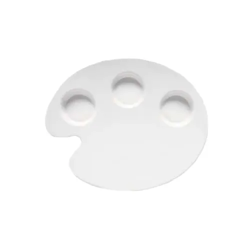 GET PP-977-W - 12" Melamine Plate, White, Flat, Break-Resistant, Dishwasher Safe - Dozen