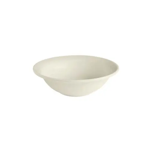 GET PP1100703724 - Off-White Porcelain Bowl, 6-1/2" 10 Oz., Microwave/Dishwasher/Oven Safe - Dozen