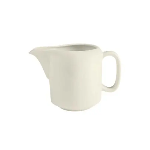GET PP1100708512 - Creamer Pitcher, 8.6 Oz Off‑White Handle Stackable Safe to 380°F - 1 Dozen