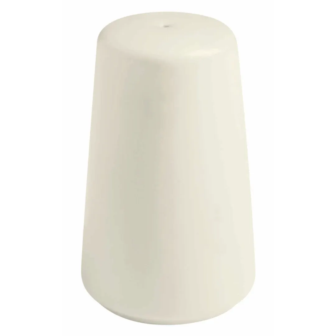 GET PP1100709912 Pepper Shaker, 2-1/2 Oz, 3-1/4" Height, Porcelain Off White Safe to 380°F - 1 Dozen