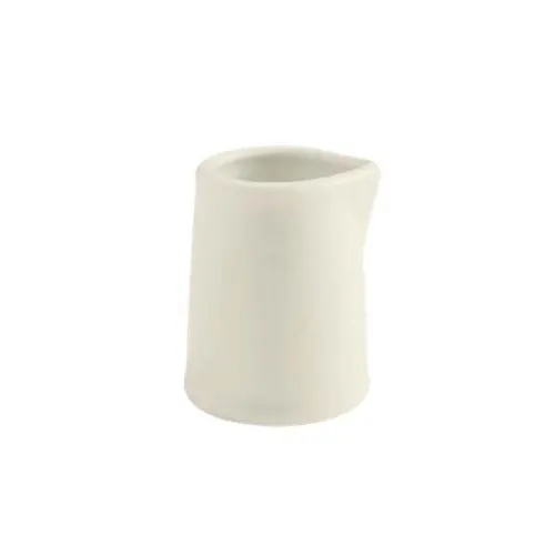 GET PP1100909224 Creamer Tot, 3 Oz, 2-3/4" Round Porcelain, Rolled Edge, Off White - 1 Dozen