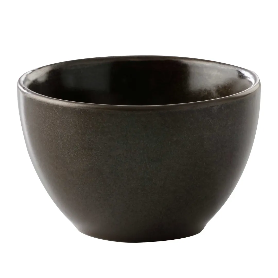 GET PP1942904524 Bouillon, 8.8 oz, 4" Brown Porcelain Microwave/Dishwasher Safe Oven Safe - 1 Dozen
