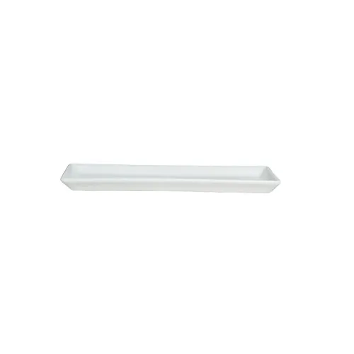 GET PU002CB Bugambilia Buffet Platter, 19" x 7.5" Rectangular Aluminum Coated, Cranberry