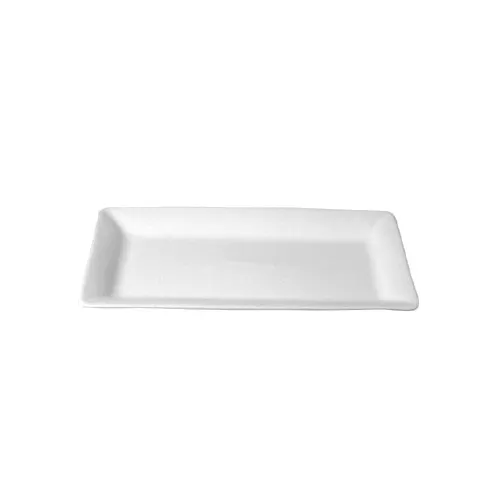 GET PU043SB Bugambilia Platter, 47.5 Oz, 17.5" L x 8.75" W, Rectangular Metal Resin, Sky Blue