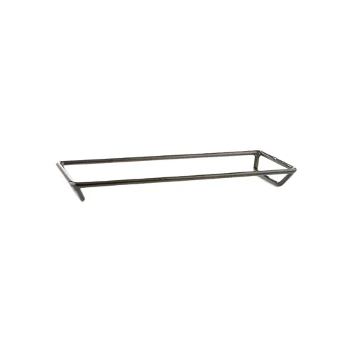 GET QSS8202-RC Rack, 20"L x 8"W x 2"H, Black Rubber-Coated Steel, Fits QS2410
