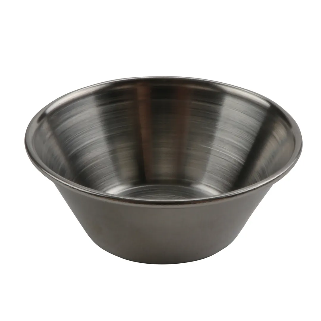 GET R-15SS200 Stainless Steel Ramekin, 1.5 Oz., 2.40" x 2.40" x 1.57", 200 Series - 1 Dozen