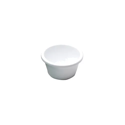 GET R15SM-W - 1-1/2 Oz. White Melamine Ramekin, 2-3/8" Dia x 1-1/4" H, BPA Free, NSF