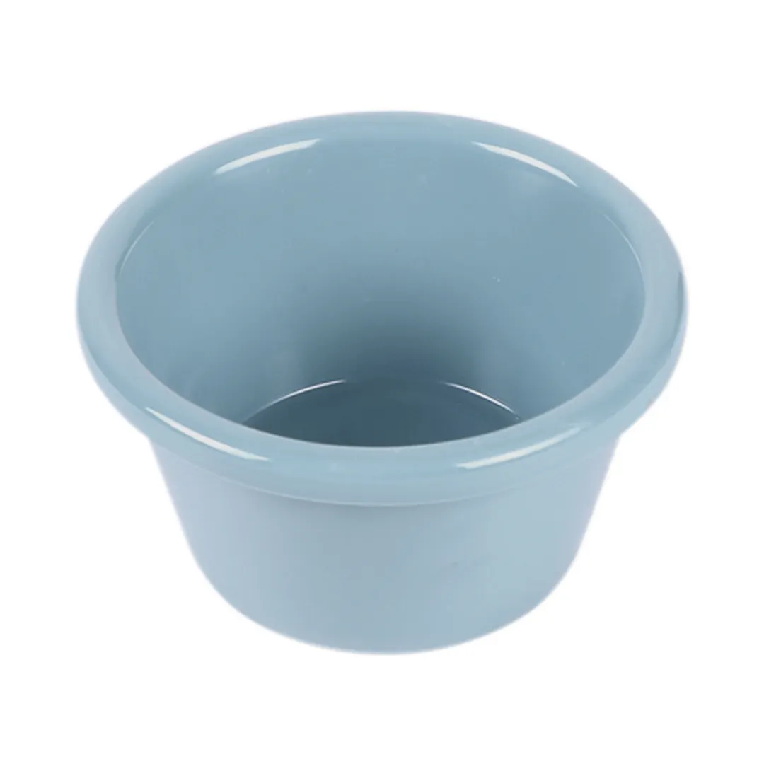 GET R3SM-CB Elite Global Solutions Ramekin, 3 Oz., 3" Dia. X 1-5/8"H, Round, Melamine, Cameo Blue