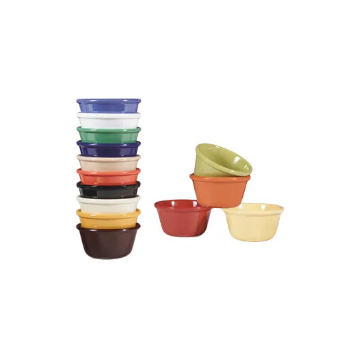 GET RM-388-CB Ramekin, 3 Oz., 3-1/4" Dia. X 1-3/4" Melamine, Cobalt Blue, Break-Resist - 1 Dozen