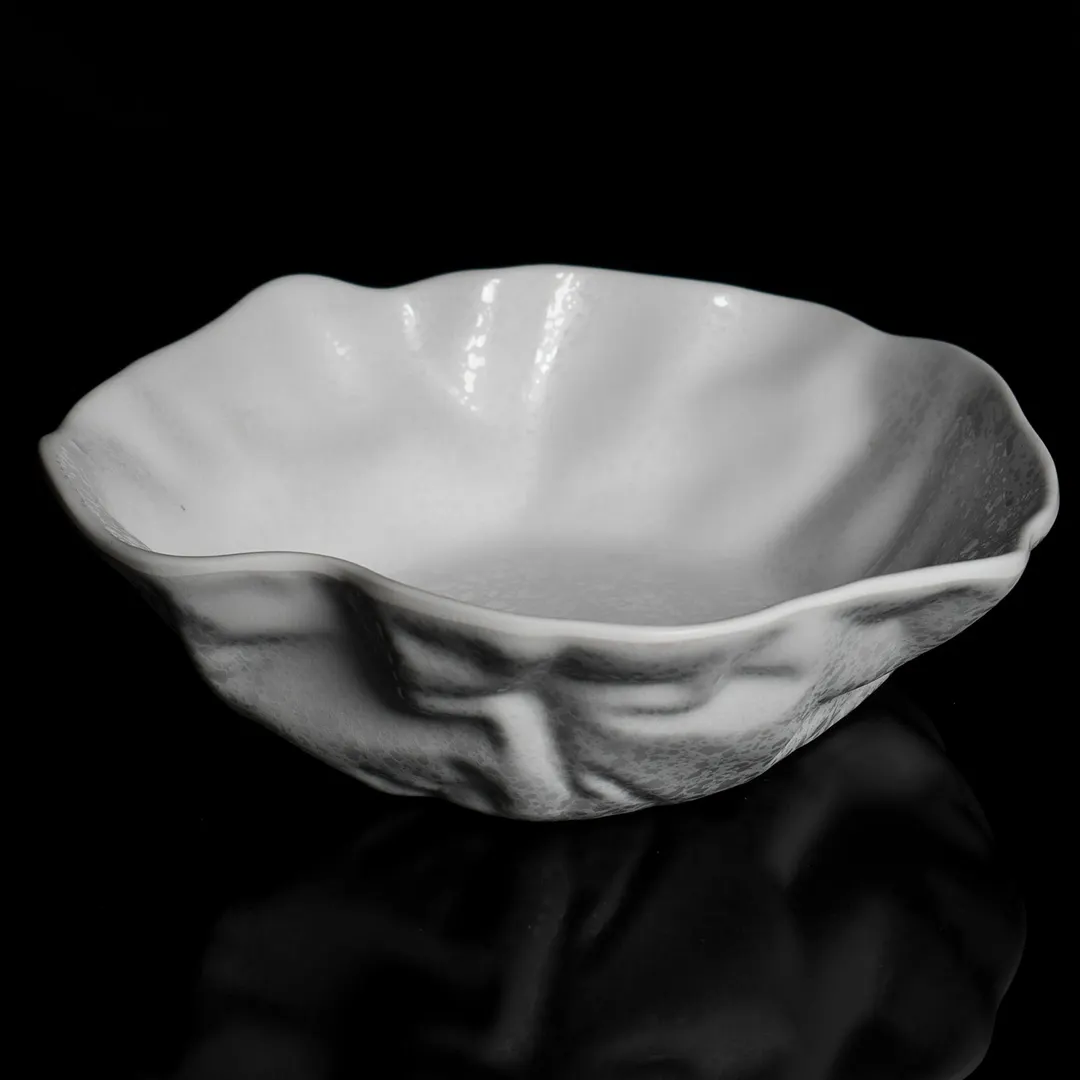 GET RNX207 Cheforward Rainex Bowl – 40-3/5 oz., 9" Dia., 2-1/4" H, Round, BPA‑Free Melamine, White