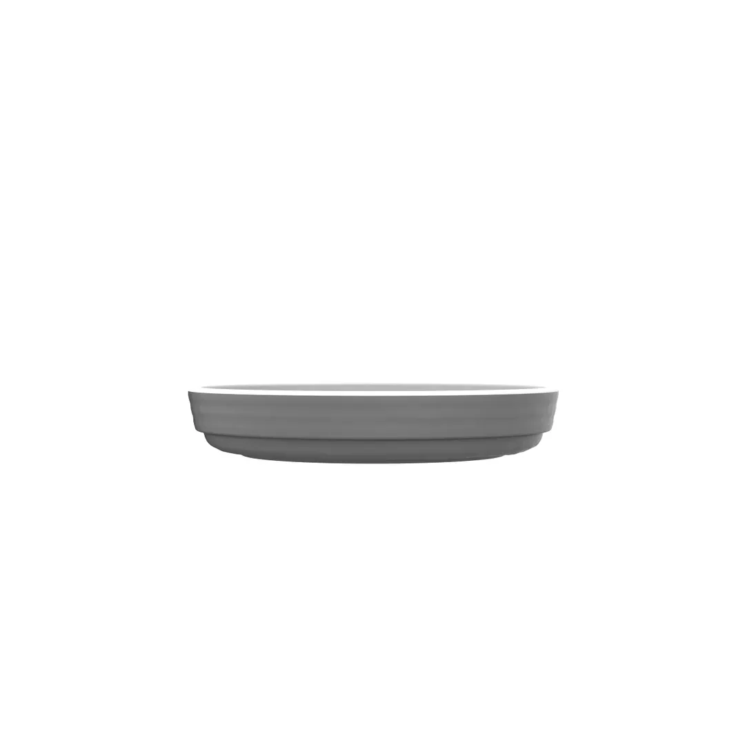 GET RP-2-5-WM/GRM Roca Balance Dinner Plate, 5" Dia., Round, Stackable, Melamine - 1 Dozen