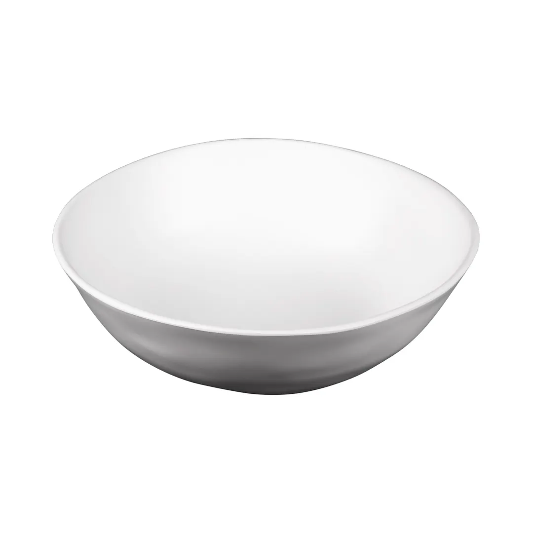 GET RT124R-OW Elite Global Solutions Bowl, 12-5/8" Dia. X 4-3/8"H, Round, Melamine, Off White