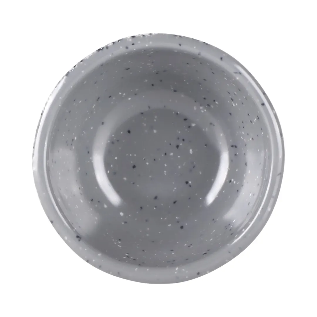 GET RT2R-GS Ramekin, 2-1/2 oz., 3" dia. × 1-3/8" H, Gray Melamine, BPA‑Free, Dishwasher Safe
