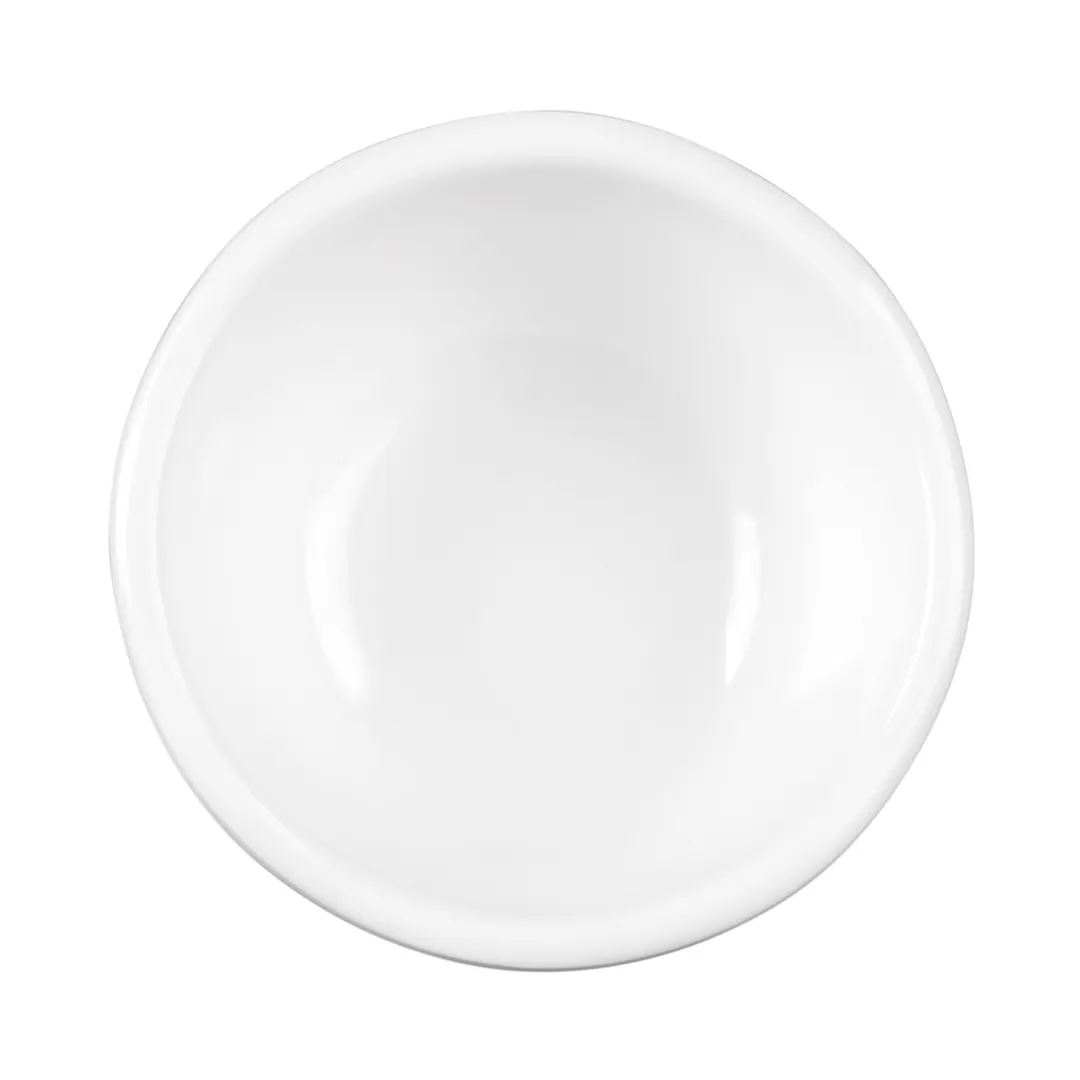 GET RT2R-OW Ramekin, 2-1/2 oz., 3" Dia. x 1-3/8" H, White Melamine, Dishwasher Safe
