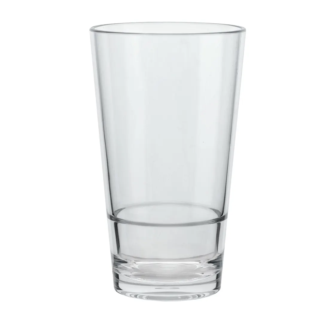 GET S-14-CL Revo Rocks Glass, 14 Oz, Clear SAN, 3-1/5" Dia × 5-1/2" H, Stackable, BPA Free - Dozen