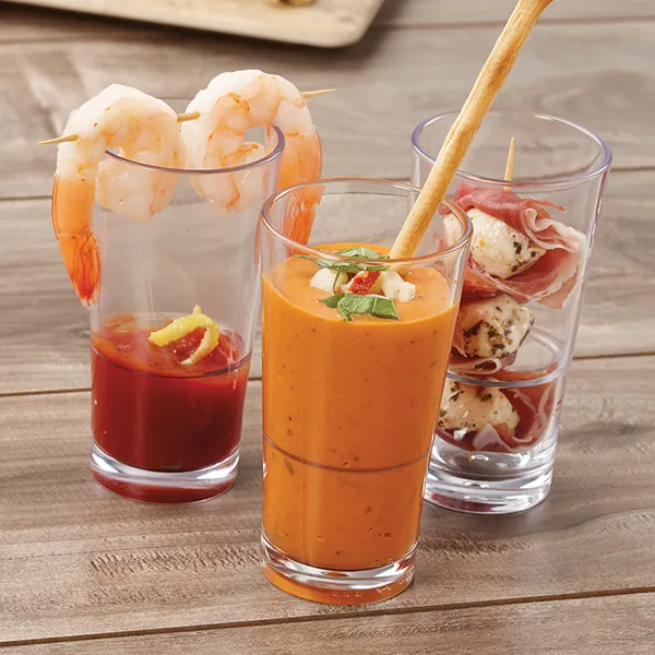 GET S-5-CL Revo™ Taster Glass, 5 Oz, Clear, 2-1/4" Dia. X 4-1/5"H, SAN, Break-Resistant - 1 Dozen