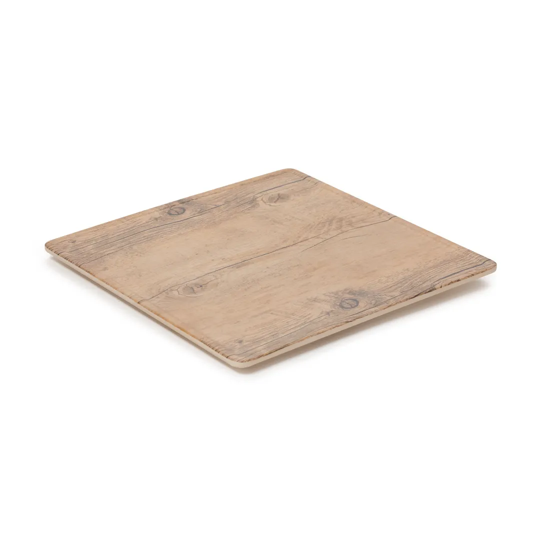 GET SB-1212-OW Madison Avenue Square Display Board, 12" x 12" x 3/4", Melamine, Faux Oak