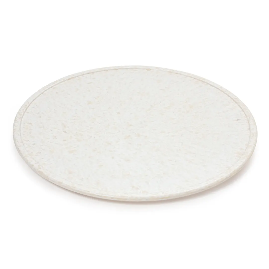 GET SB-1300-GW Madison Avenue Display Board, 13-1/2" Dia. X 3/4", Round, Melamine, Matte Granite