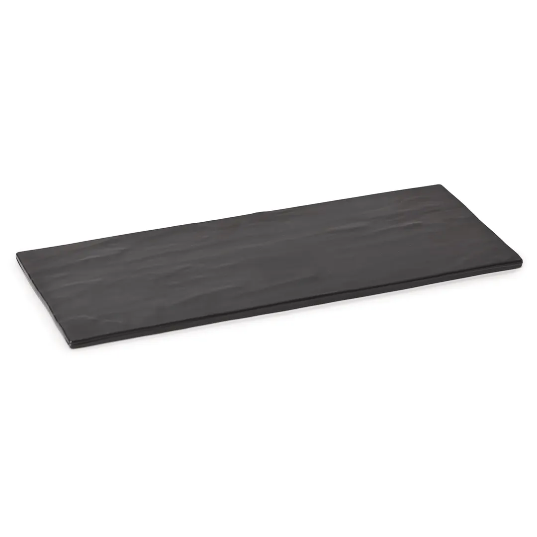 GET SB-1350-BK Granville Display Shelf, 12-3/4"W x 5"D, Melamine, Faux Slate, Rectangular