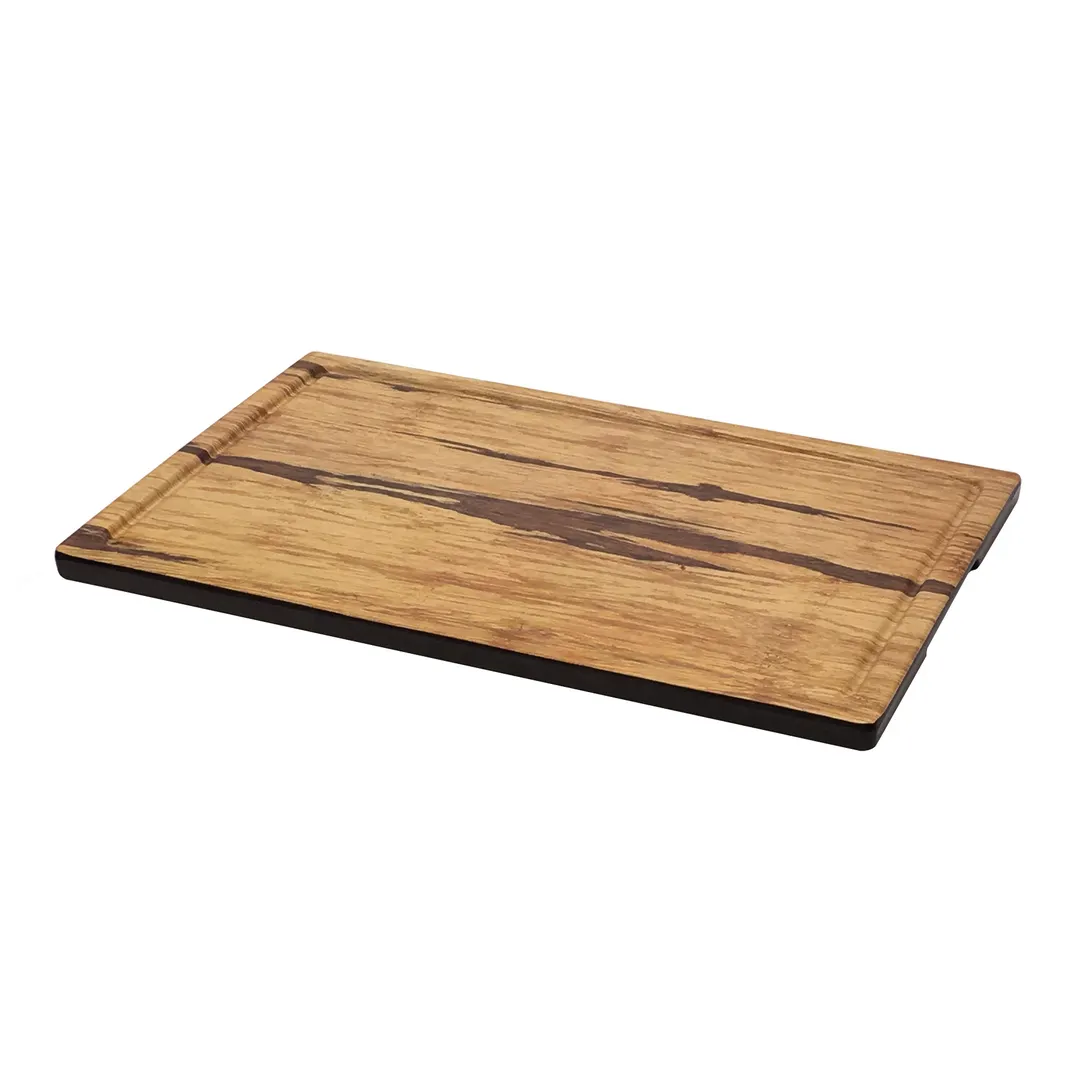 GET SB-1409-ACW Granville Display Board, 14" x 9", Rect, Melamine, Faux Acacia Wood, BPA‑Free, NSF