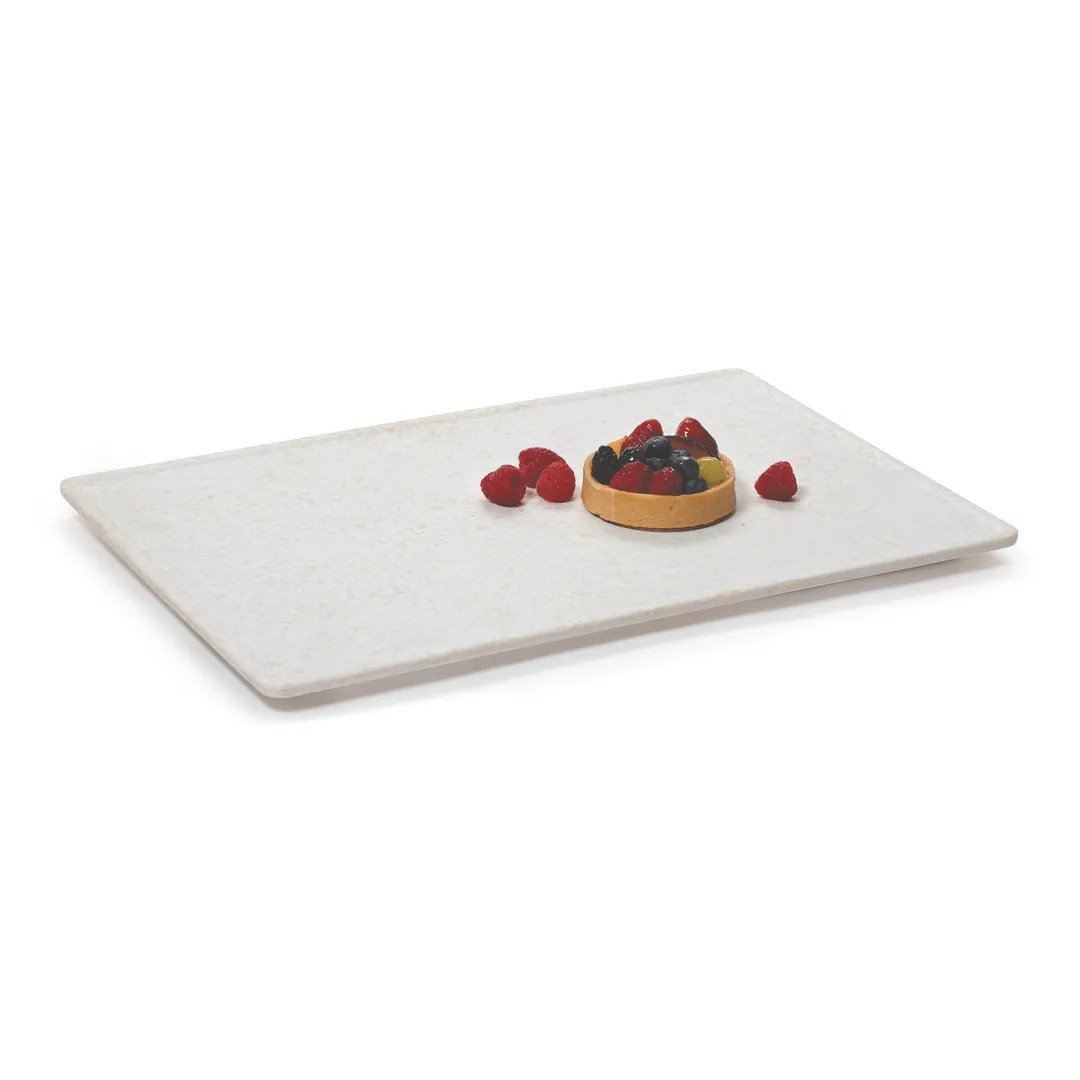 GET SB-1812-GW Madison Avenue Board, 18" x 12" x 3/4"H, Rectangular, Melamine, Faux Matte Granite