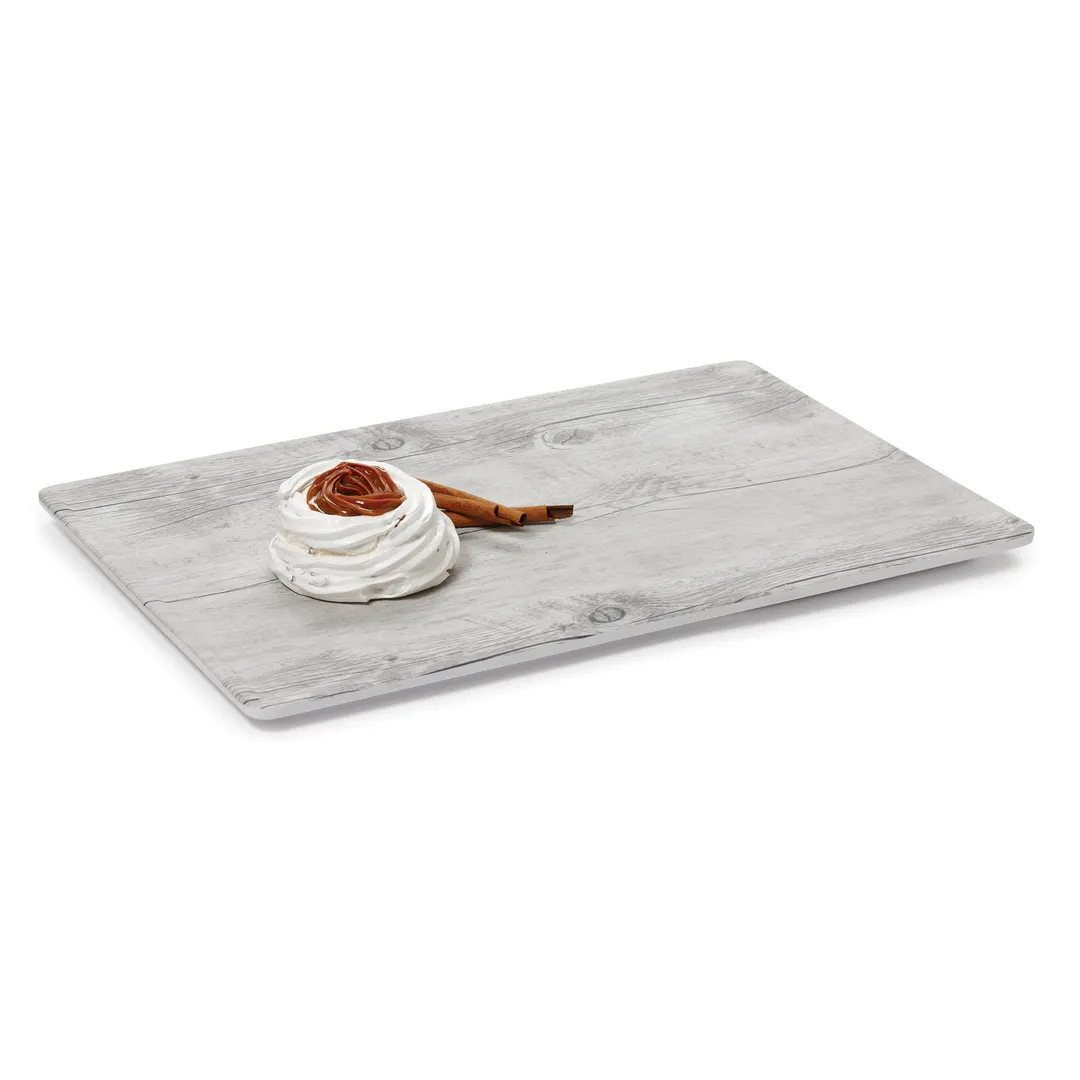 GET SB-1812-WBW Madison Avenue Board, Rectangular 18" x 12" x 3/4" Melamine, Birch, No Handle
