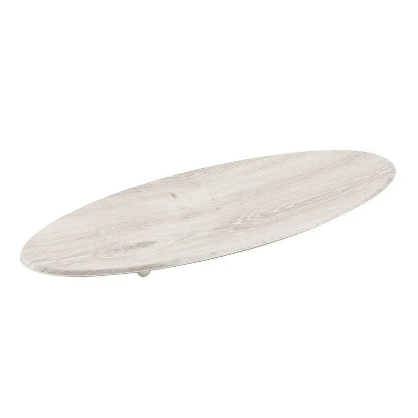 GET SB-2510-DRW Granville Serving Platter, 25-1/2"W x 10-1/4"D, Melamine, Faux Drift Wood